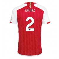 Arsenal William Saliba #2 Replica Home Shirt 2023-24 Short Sleeve